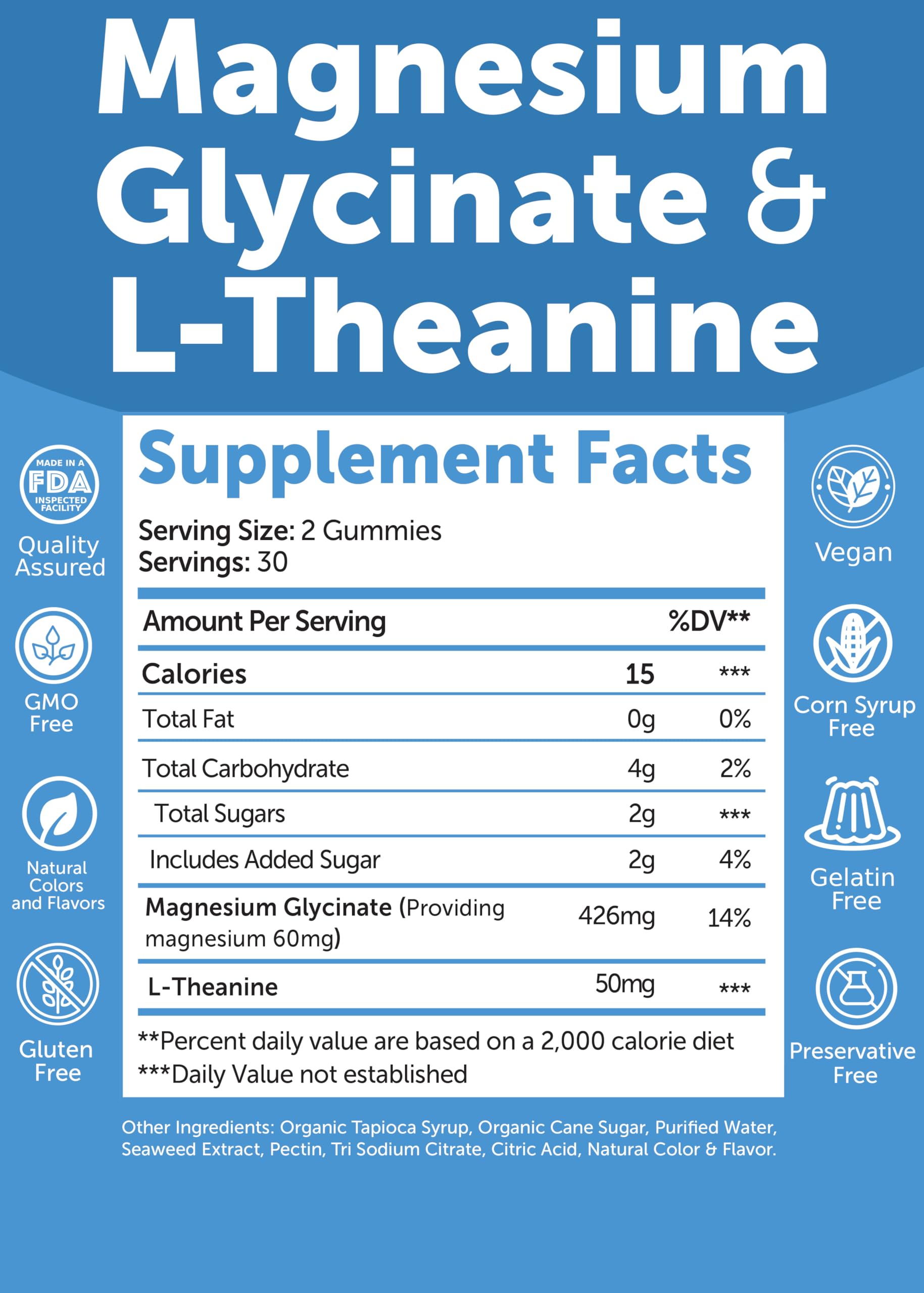 Gummies with wildberry flavor for Lunakai magnesium glycinate