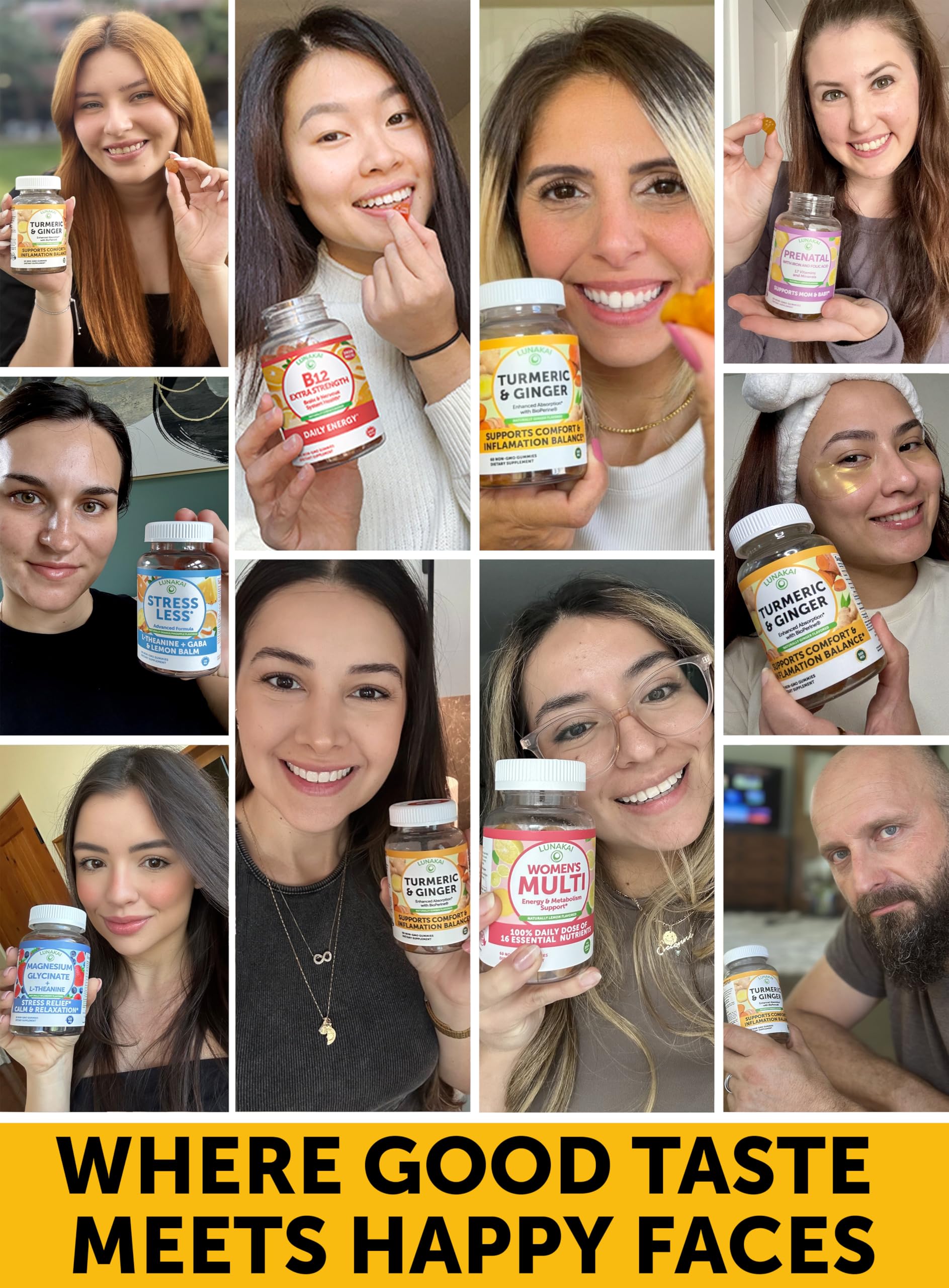 Ingredients and nutrition information for Lunakai gummies