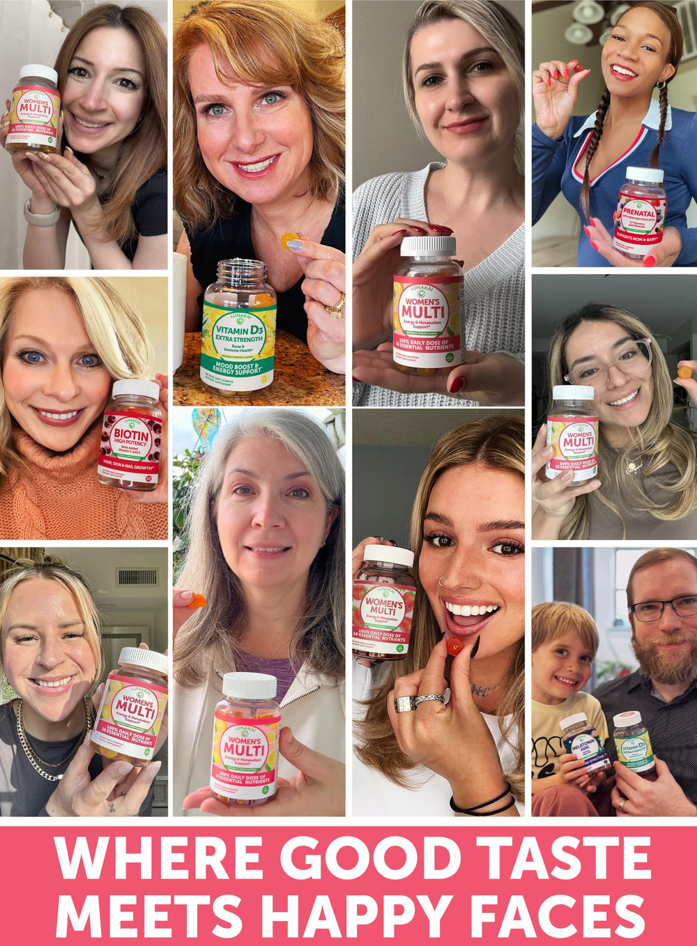 Vegan and non-GMO icons on Lunakai packaging
