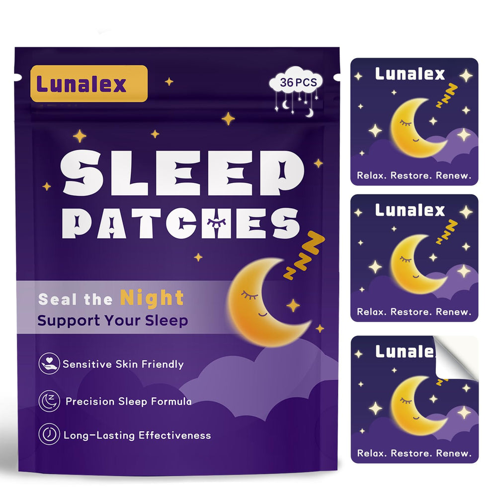 Lunalex 36-count sleep patches packaging box