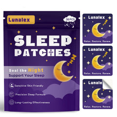 Lunalex 36-count sleep patches packaging box