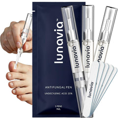 Lunavia Antifungal Pen twist-application for precise, mess-free treatment of affected skin.