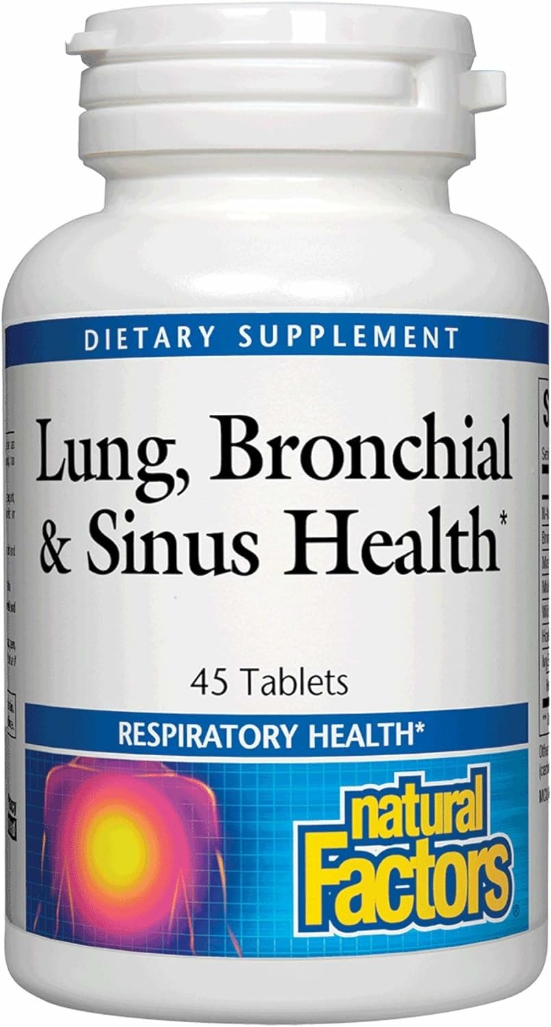 Natural Factors Lung, Bronchial & Sinus Health bottle