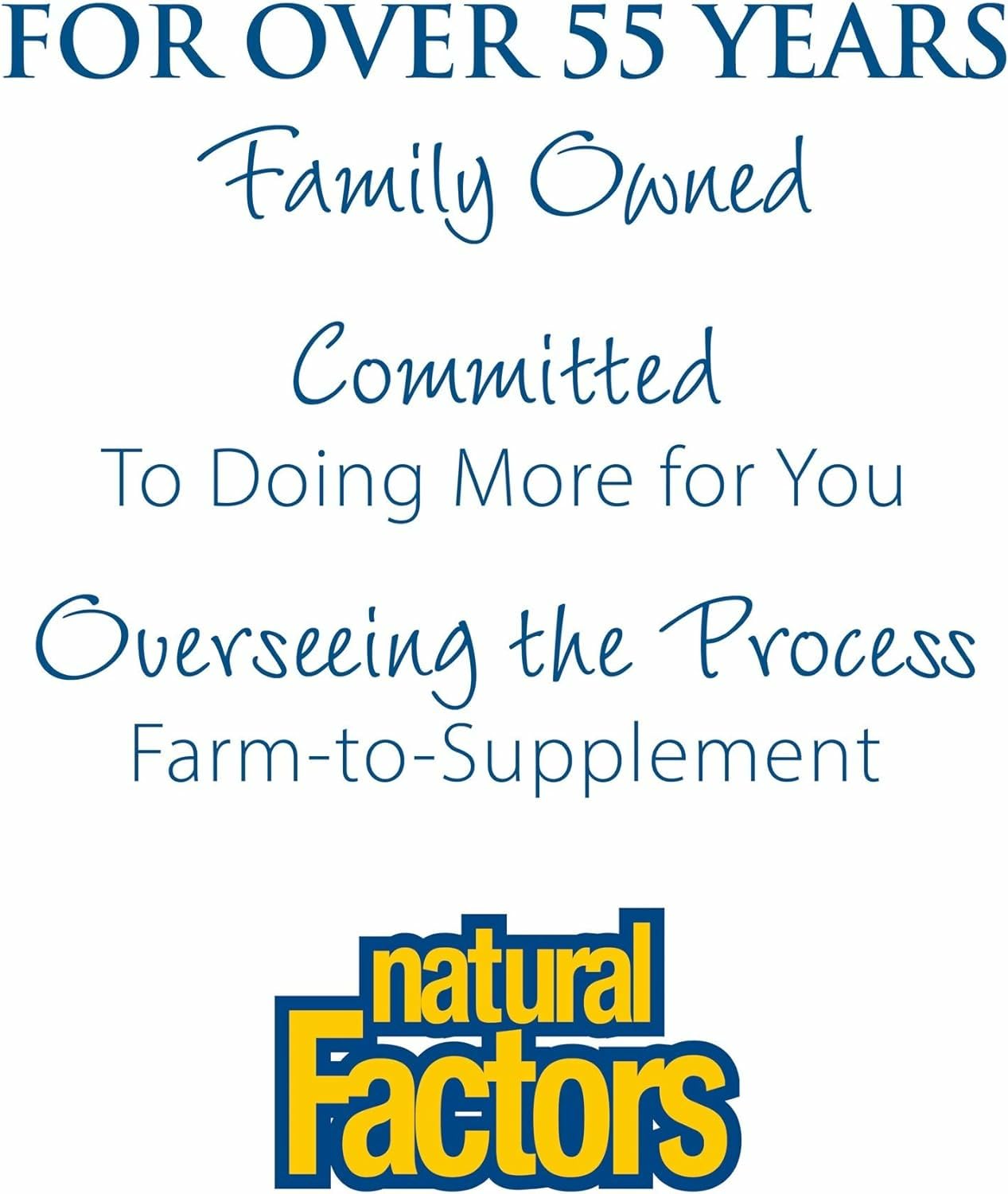 Supplement facts panel and packaging