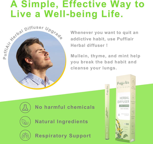 Lung Cleanse diffuser with Mullein, Thyme and Mint