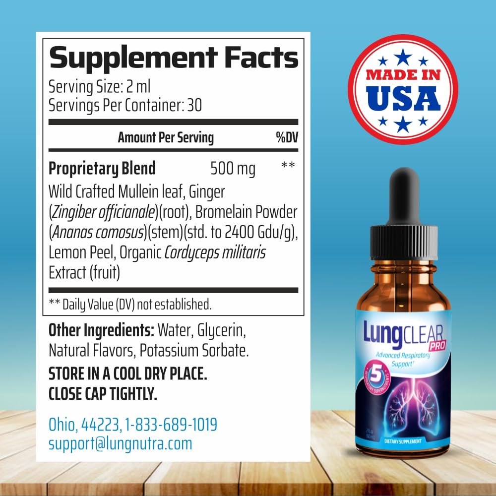 Lung Clear Pro on a calm shelf for daily use.