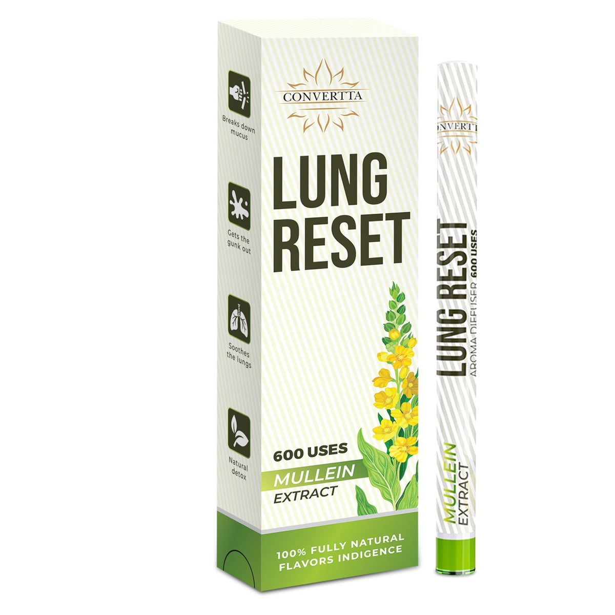 Lung Detox Mullein Diffuser Pen front view