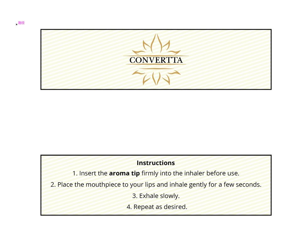 Product safety and quality control icons for the diffuser pen