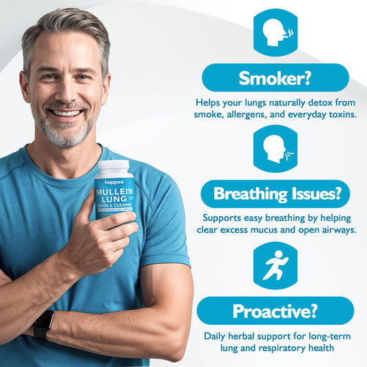 Illustration of lung detox for smokers and non-smokers