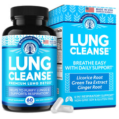 Lung Support supplement bottle label