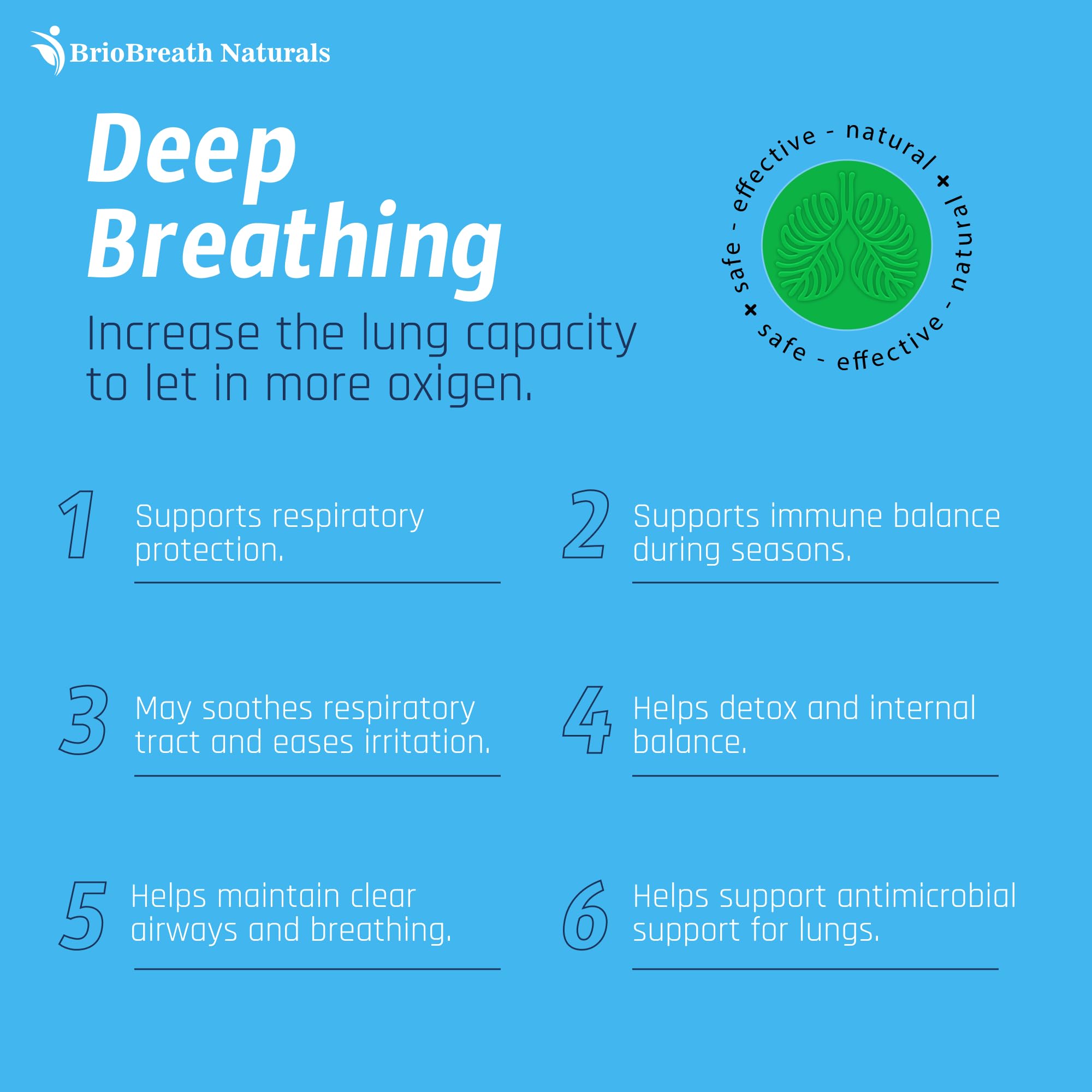 Person breathing easily outdoors
