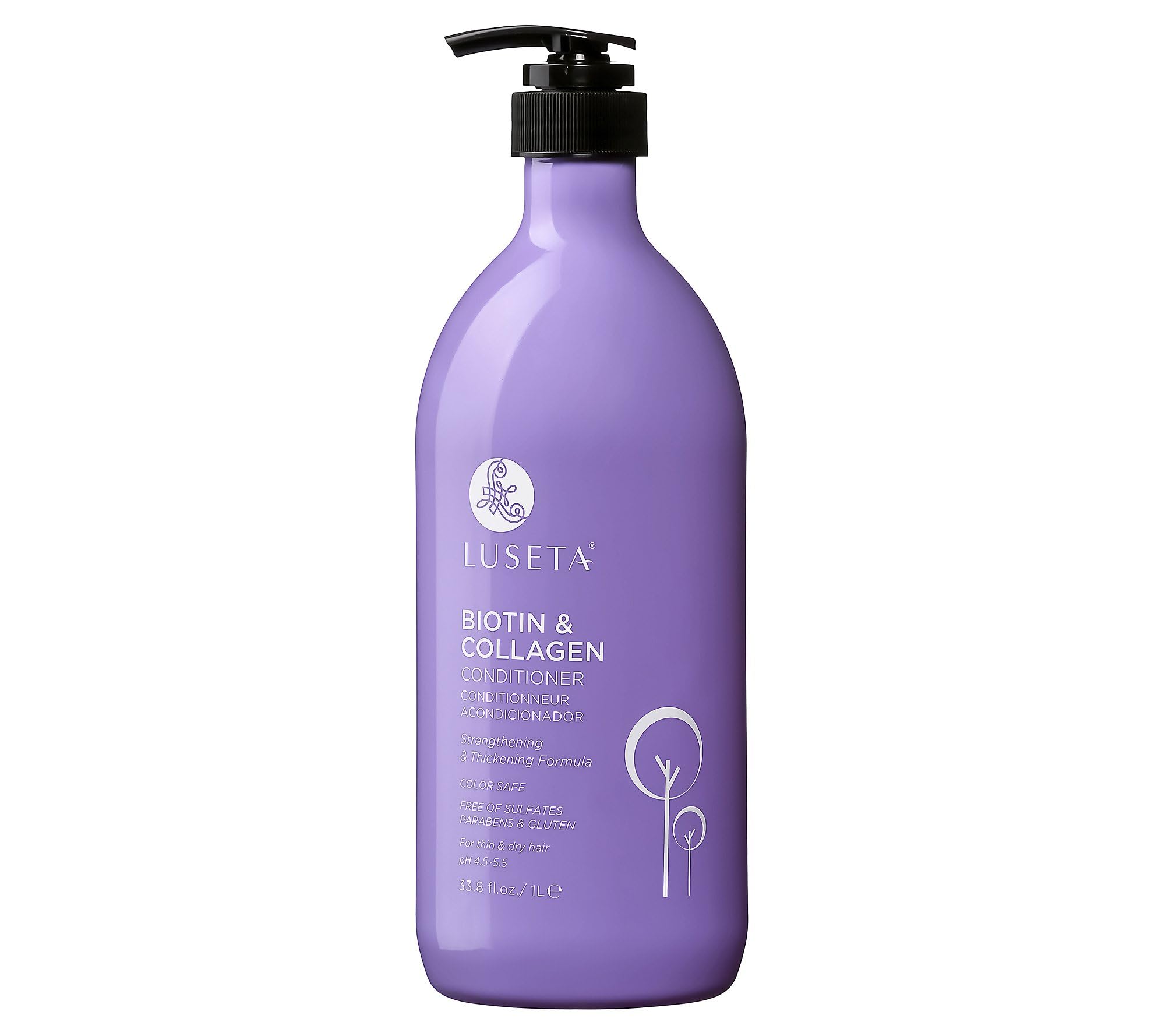 LUSETA Biotin & Collagen Conditioner 33.8 fl oz bottle