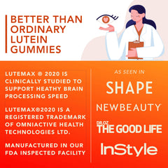 Gummy for dry eye relief and eye comfort