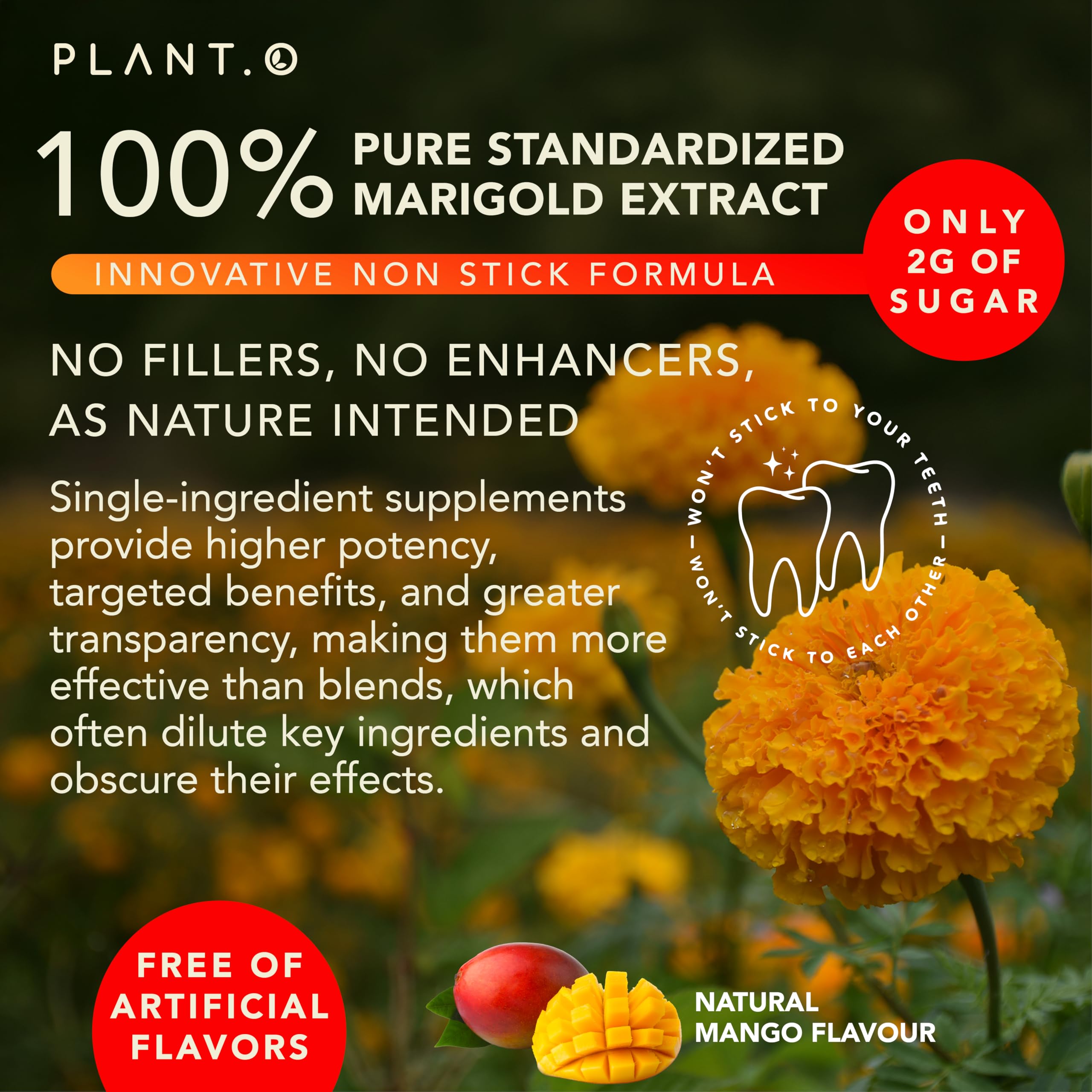 Gluten-free vegan eye health gummies