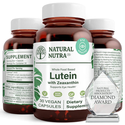 Lutein and Zeaxanthin vision health supplement