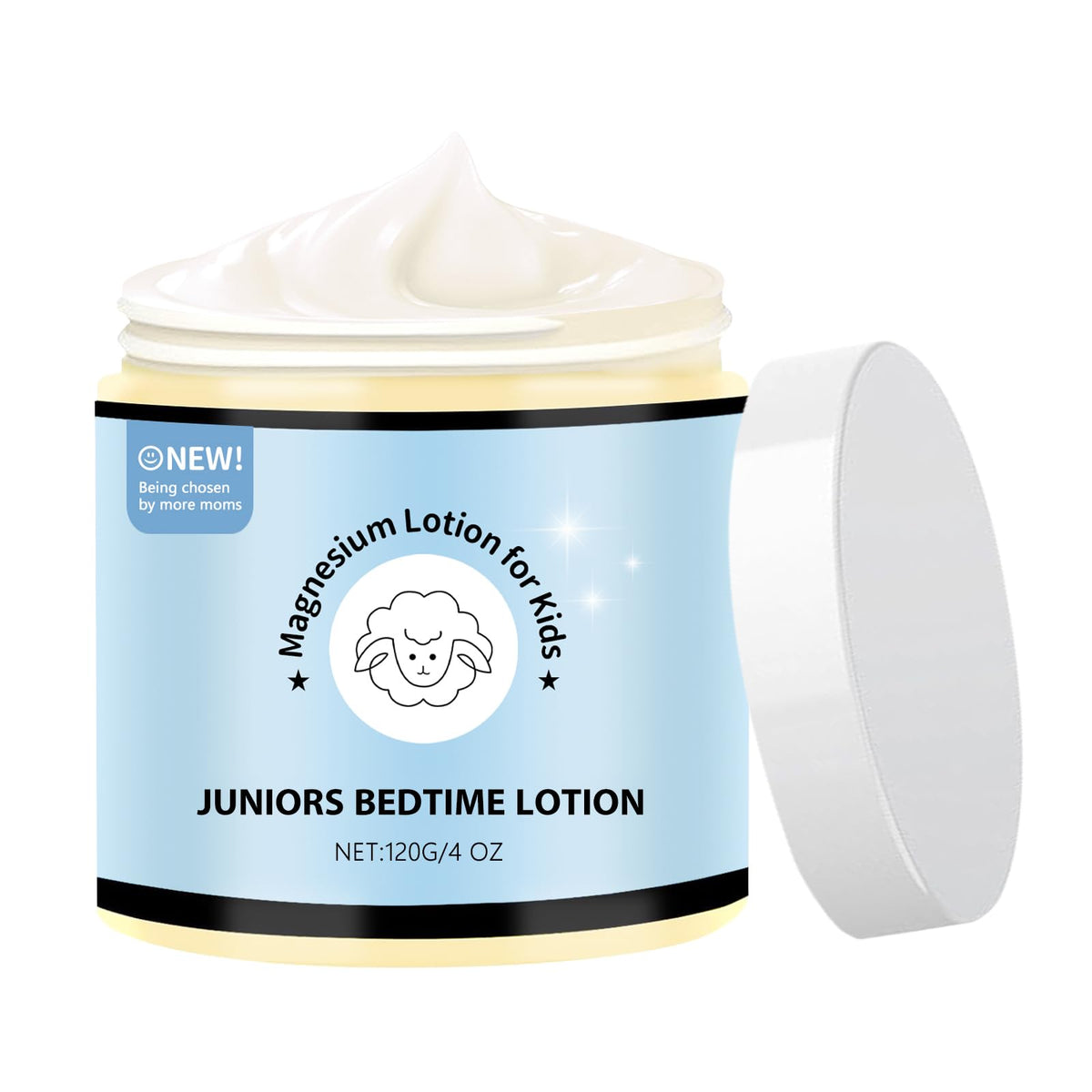 LUusmm Magnesium Lotion for Kids bottle on a light background