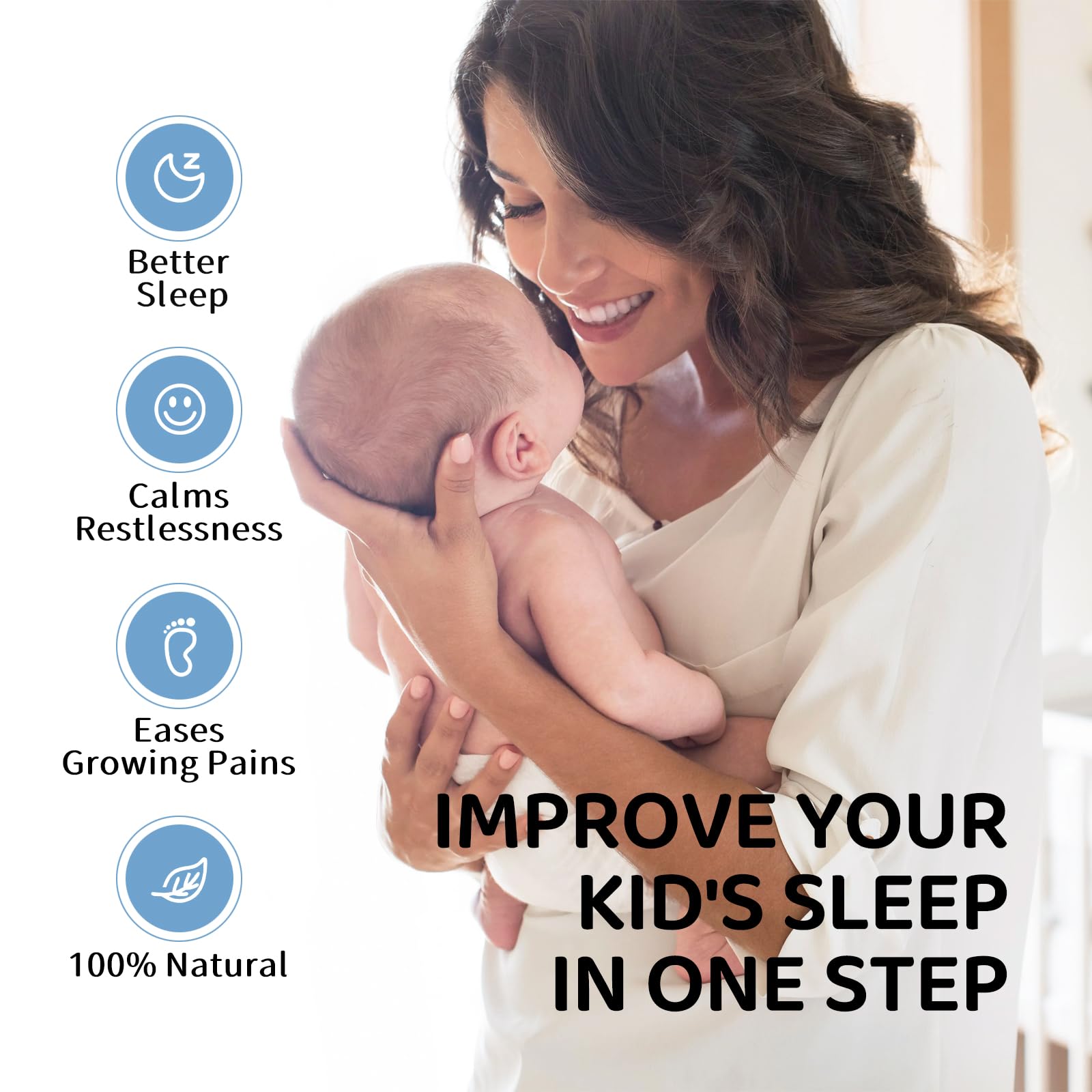 Packaging and informational materials promoting melatonin-free formula