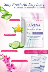 LUVENA travel-friendly wipes pouch ideal for daily refresh