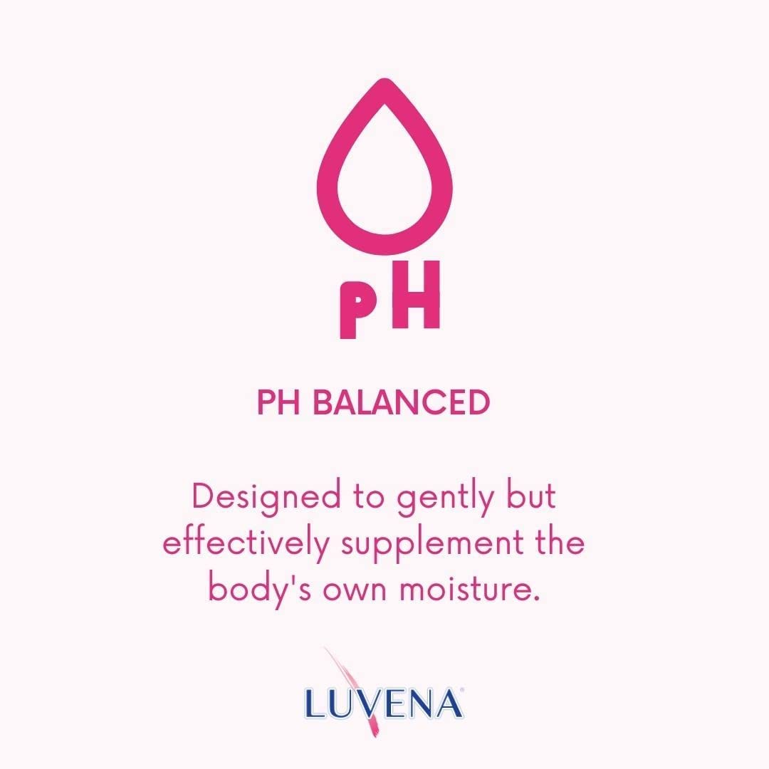 Luvena Moisturizer on store shelf next to feminine care products.