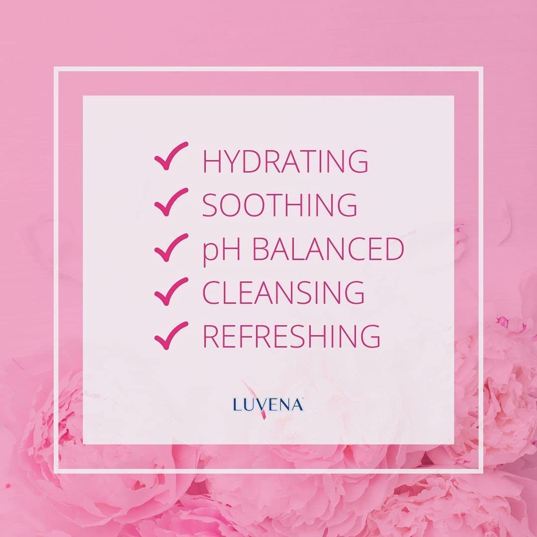 Luvena Moisturizer texture swirl illustrating water-based, lightweight formula.