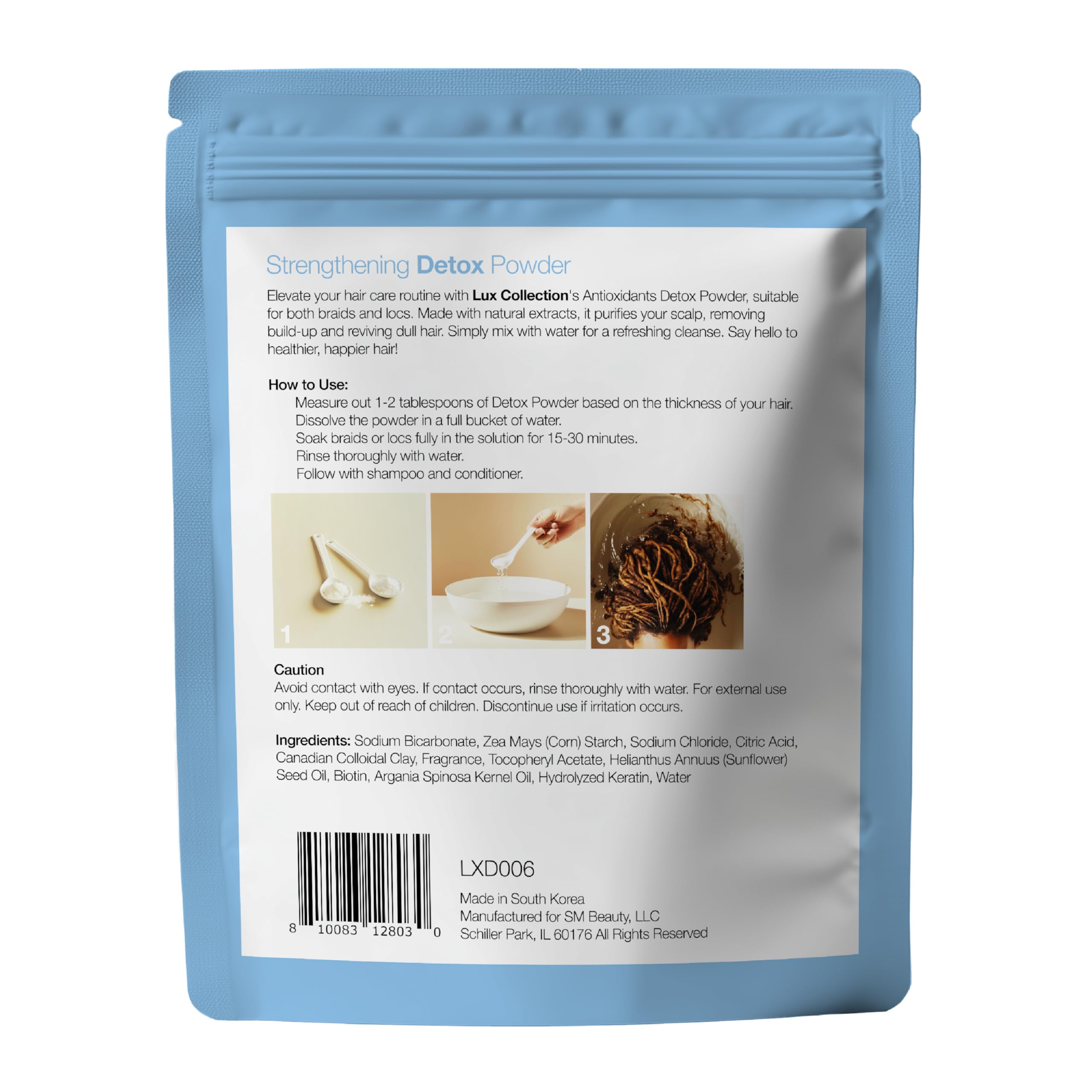Lux Collection Detox Powder odor-control visual suggesting freshness