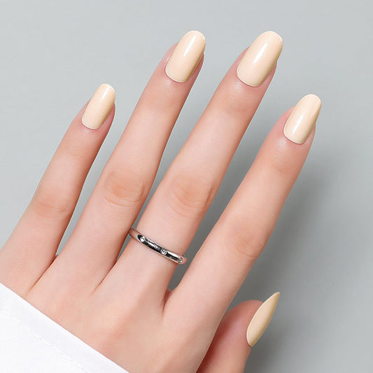 Luxbon Short Press On Nails multi-size set for a snug natural fit at home manicure.