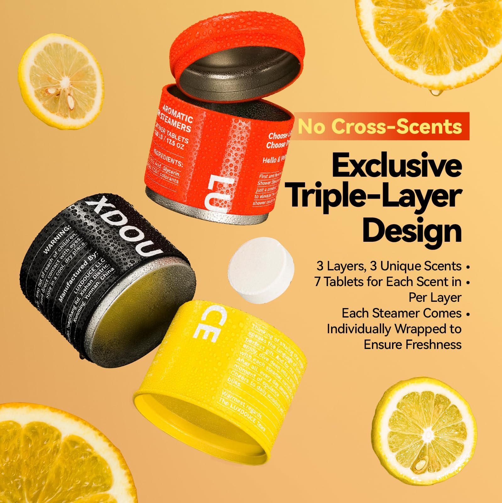 LUXDOUCE Home spa shower experience for daily stress relief