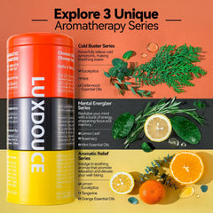 LUXDOUCE Mental Energizer steamer boosts focus with lemon-leaf blend