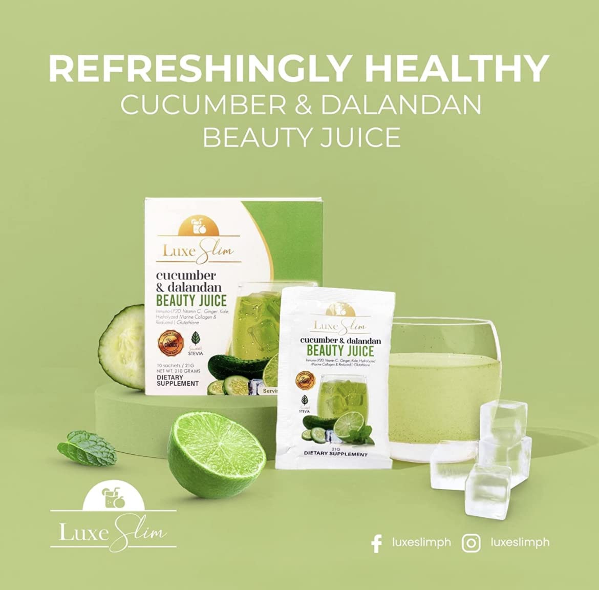 Ingredients overview: Vitamin C, Ginger, Kale
