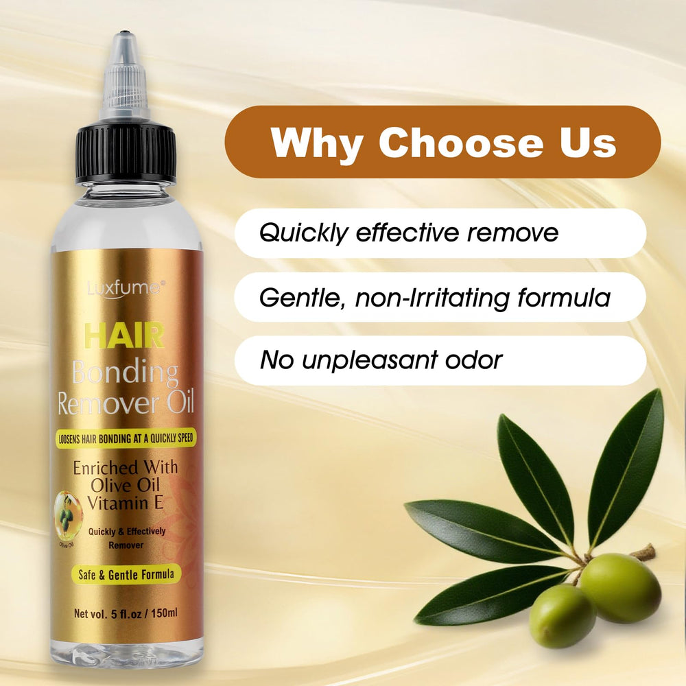 Luxfume easy-use remover shows simple step-by-step application flow.
