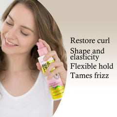Luxfume Multi-Styling Spray braid-enhancement demonstrates versatile styling for braids and updos.