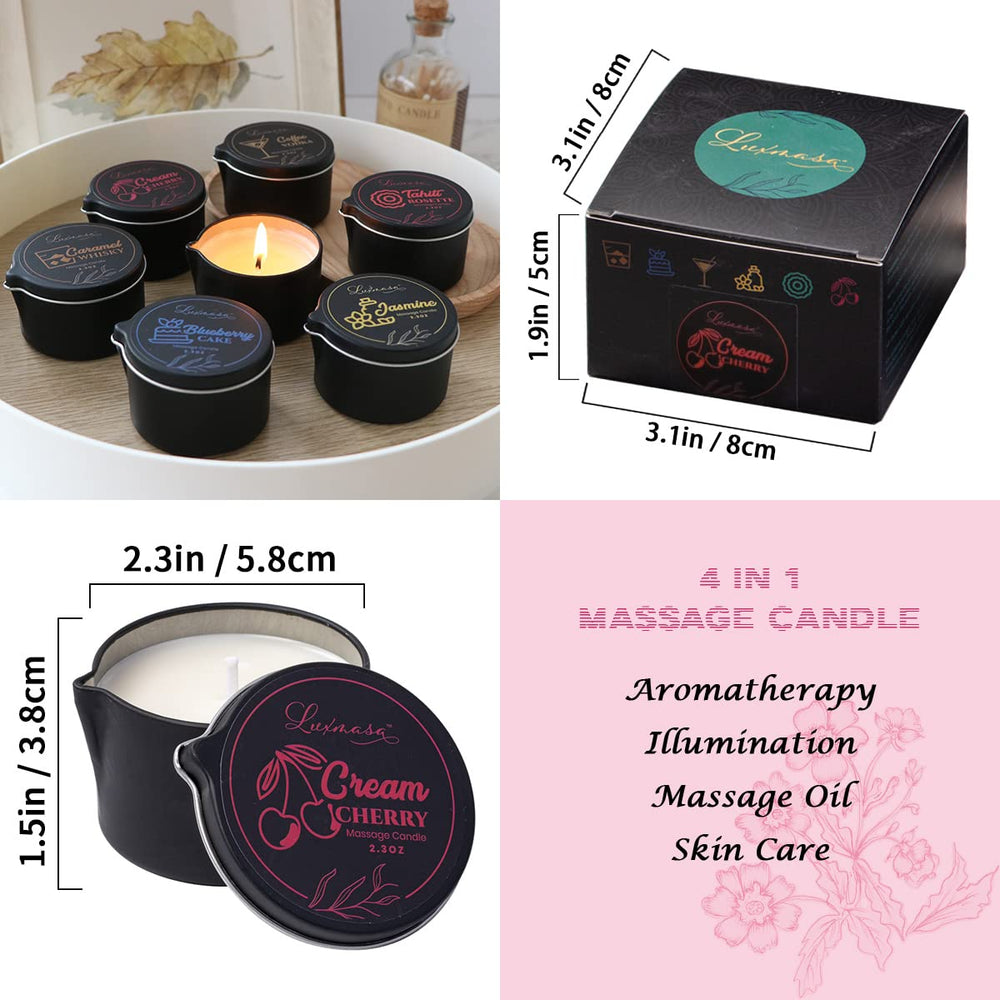 Massage candle in use as body treatment