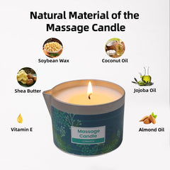 Natural ingredients visible: coconut oil, shea butter, jojoba oil, vitamin E