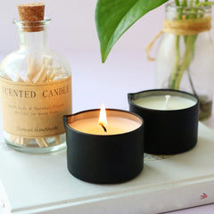 LUXMASA Cream Cherry scented massage oil candle
