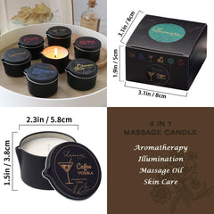 Close-up of natural ingredients and wick for LUXMASA candle