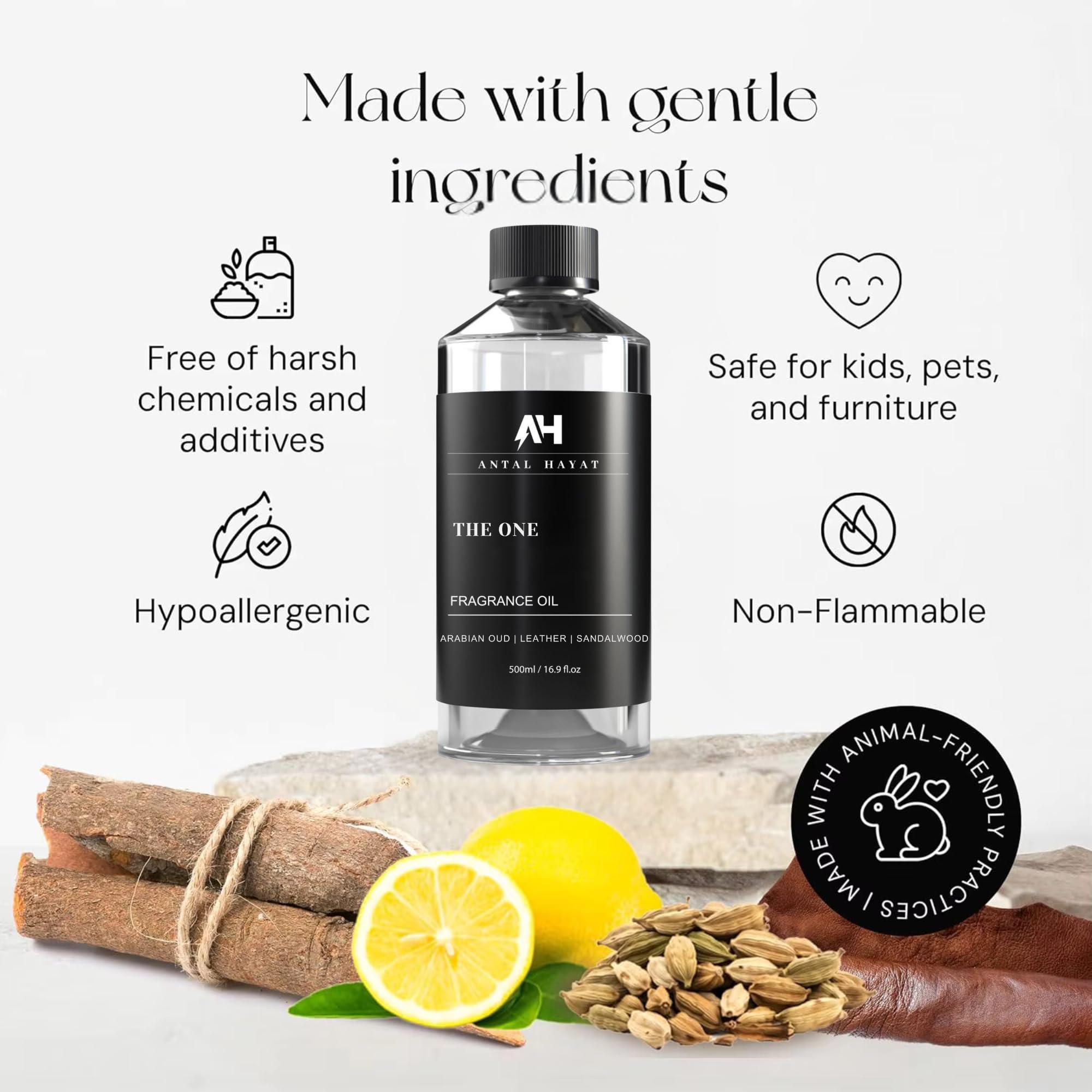 Bedroom with luxury hotel-inspired diffuser scent