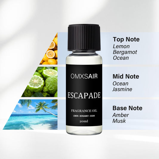 Diffuser refill kit bottle with elegant labeling for hotel scent