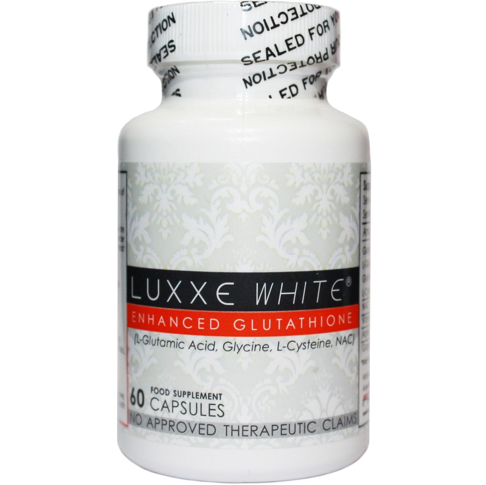 Luxxe White bottle front view
