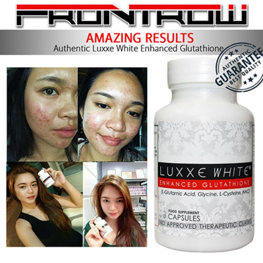 Close-up of Luxxe White capsules