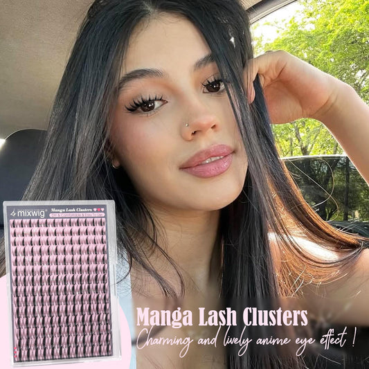 Lvmixwig lashes feature an invisible band for a seamless, natural blend.