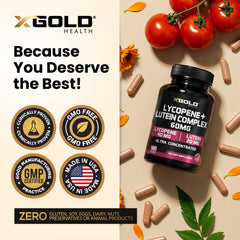 Person taking daily dosage of Lycopene + Lutein 60mg capsules
