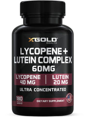 Hero image of Lycopene + Lutein 60mg supplement bottle