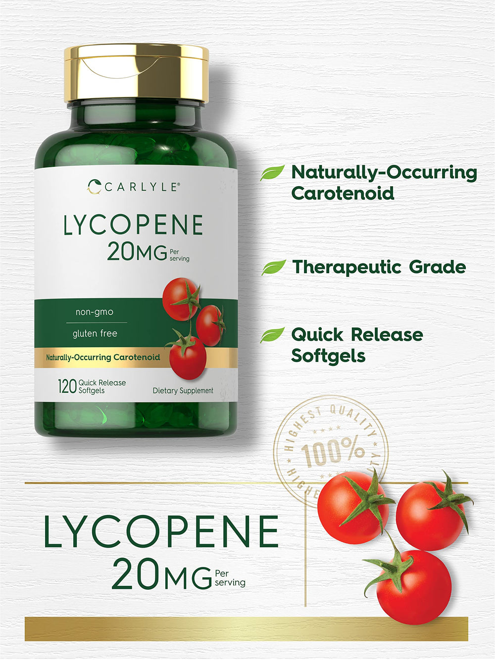 Tomato-based Lycopene carotenoid graphic