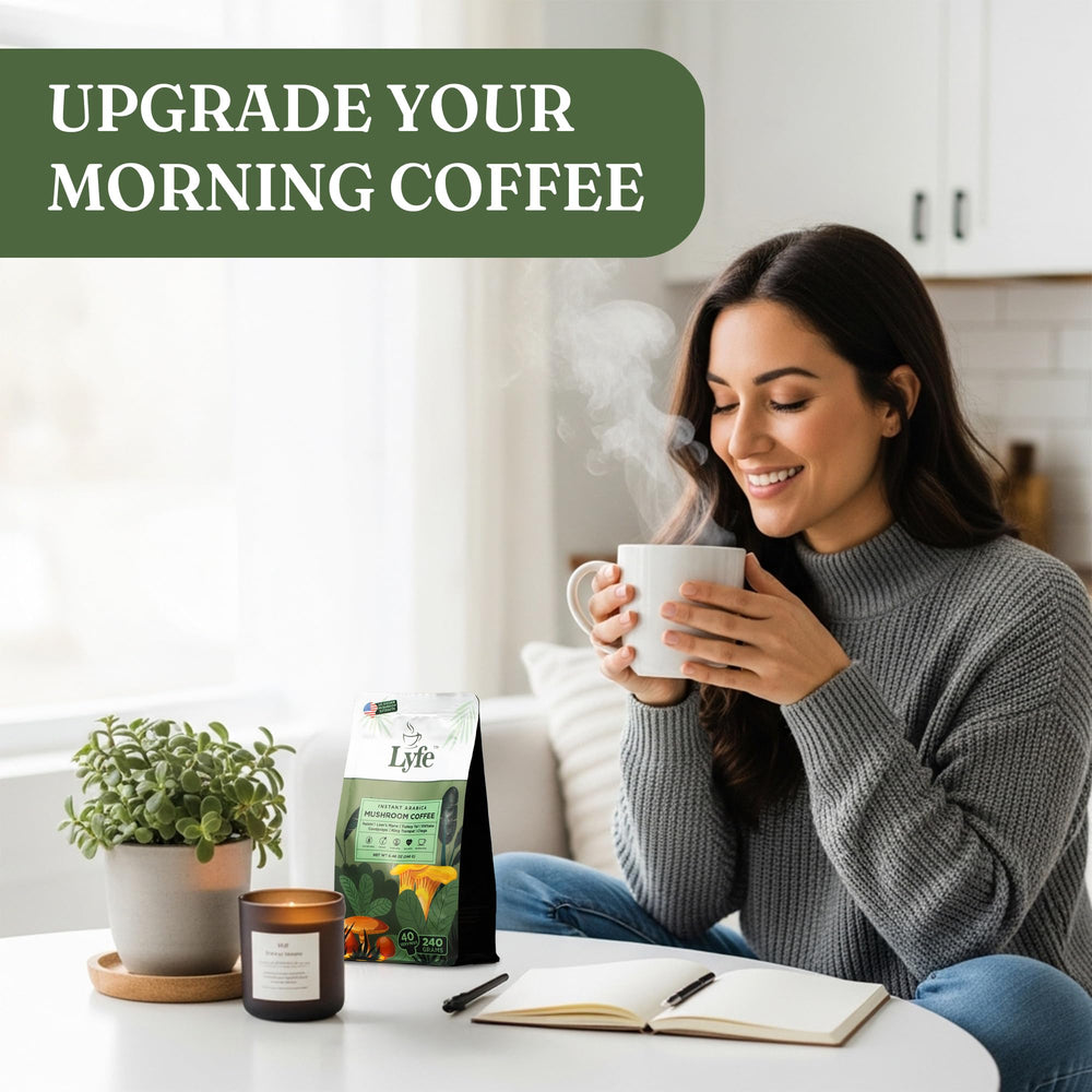 Subscribe and Save banner for LYFE coffee