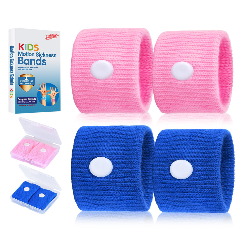 LYJEE motion sickness band for kids in front view for travel comfort