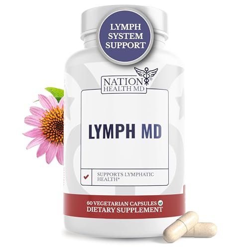 Lymph MD bottle front label with 60 capsules