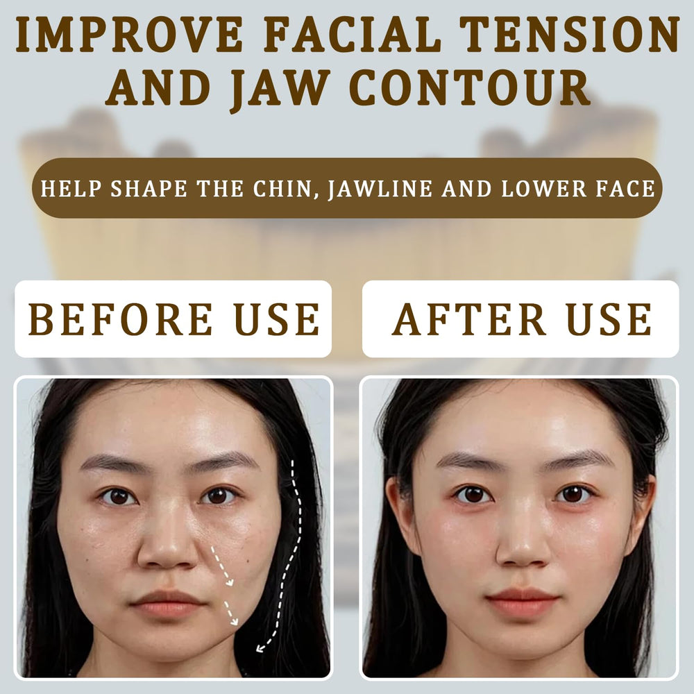 Lymphatic Contour Face Brush serum application with even distribution for better absorption.