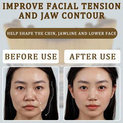 Lymphatic Contour Face Brush serum application with even distribution for better absorption.