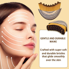 Lymphatic Contour Face Brush travel-ready packaging supports at-home or on-the-go skincare.