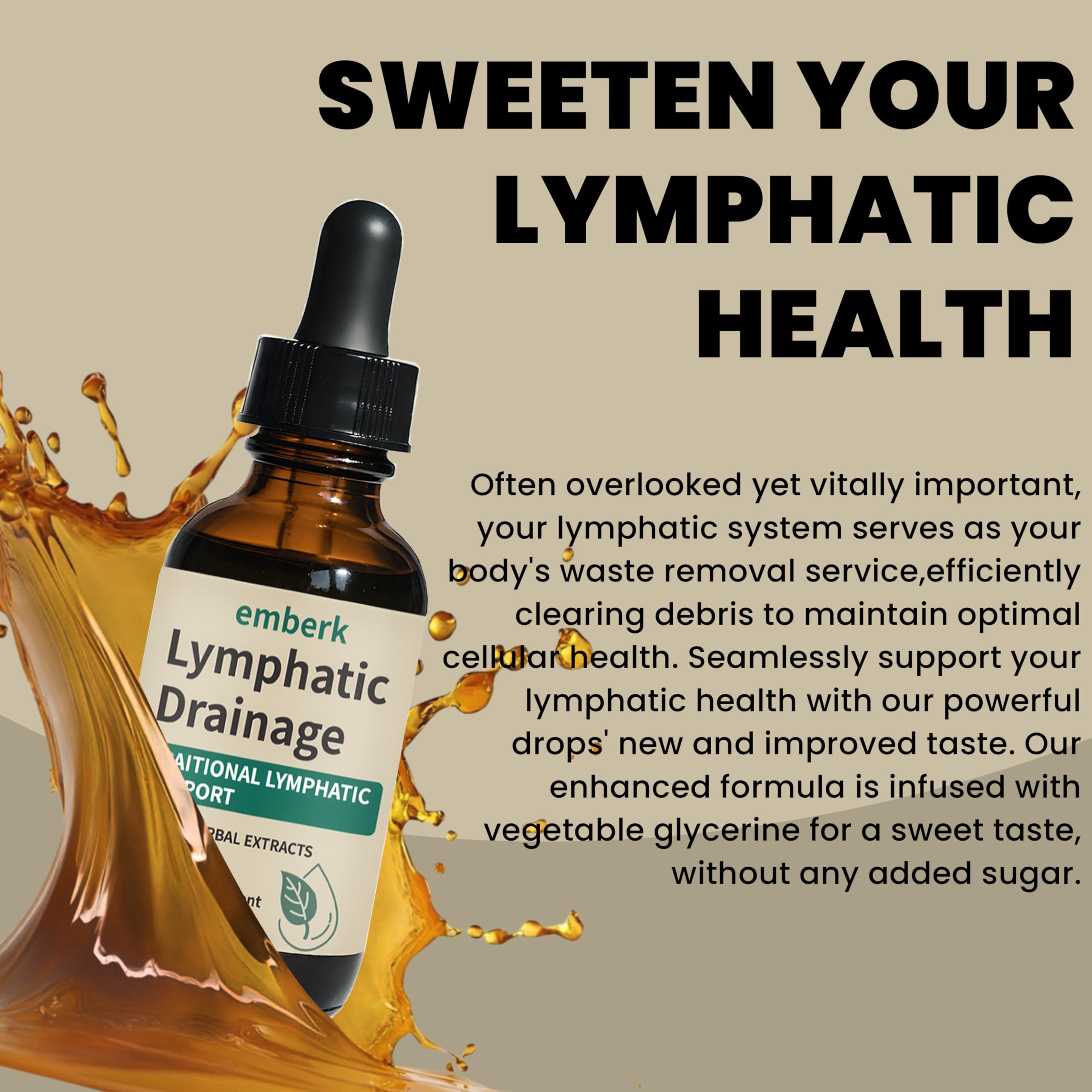 Burdock, Calendula and Cleavers in the lymphatic formula